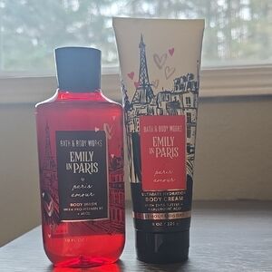 Bath & Body Works Emily in Paris Paris Amour Red Body Wash & Cream Duo